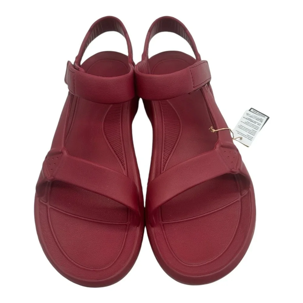 Teva Hurricane Drift Sandals‎ Men's Size 11 Red Double Strap Water Sport Foam